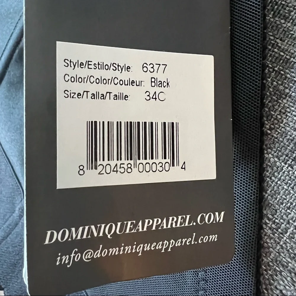 COPY - NWT Dominique Noemi Backless Strapless Balconette Bridal Bra Black Size … - Picture 5 of 16